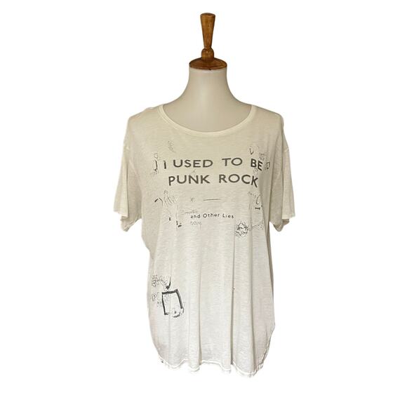 R13 Punk Rock Scribble Boy Graphic T-Shirt Japanese Jersey – Small - Picture 2 of 8